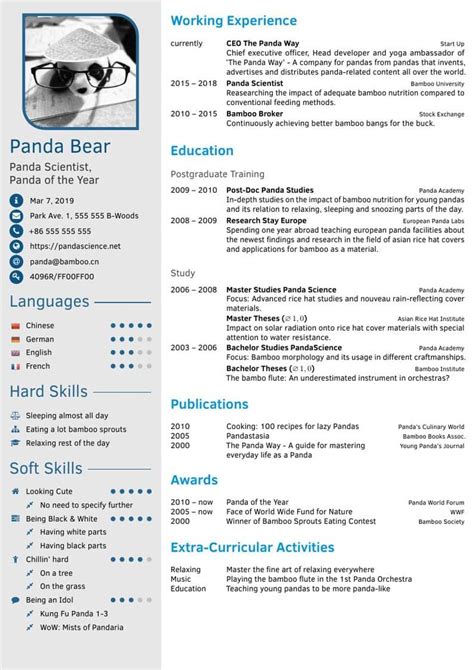 overleaf cv template